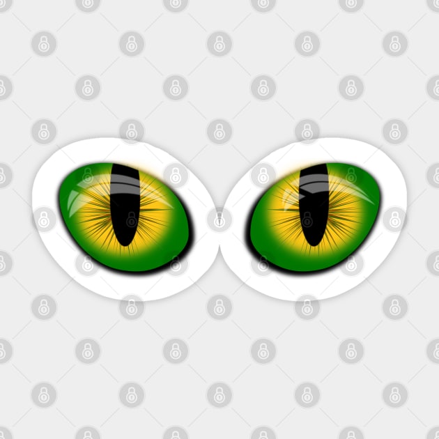 eyes Sticker by alialbadr